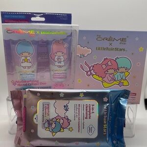 x Little Twin Stars Skincare and makeup bundle.